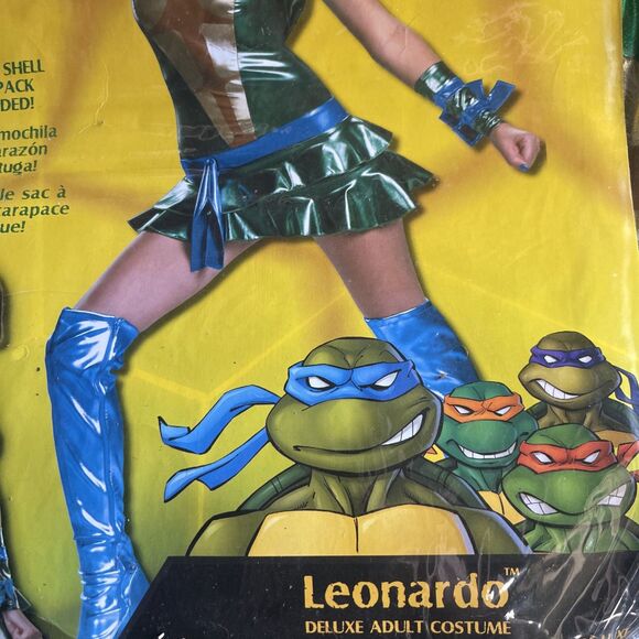 Halloween Costume Women’s TMNT Leonardo Size M Teenage Mutant Ninja Turtles - Picture 5 of 6